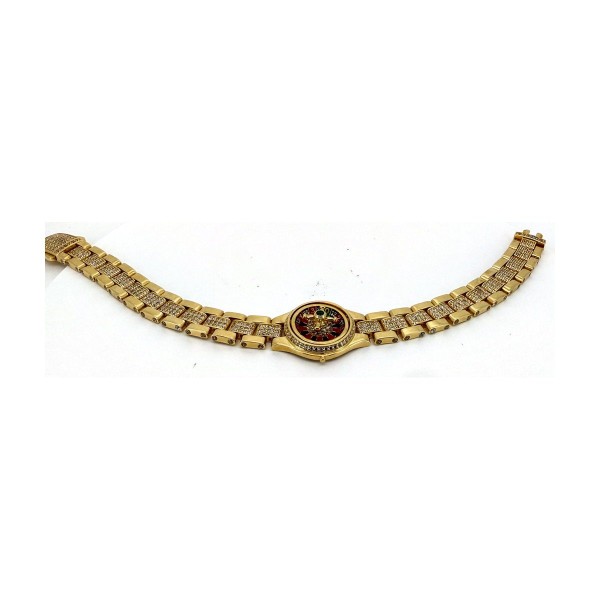 Pulsera ruleta de oro 18k 20 cm